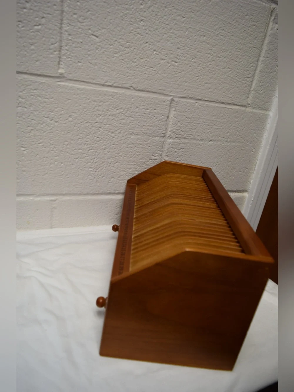 Wooden mail Organizer in Brown - Classic Home Storage